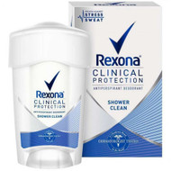 3 PACK OF Rexona Women Shower Clean Clinical Protection Deodorant 45ml