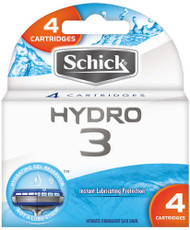 3 PACK OF Schick Hydro 3 Refills 4 Cartridges