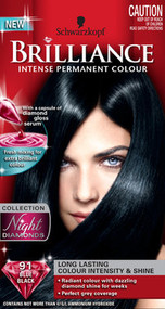 3 PACK OF Schwarzkopf Brilliance Blue Black 91