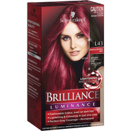 3 PACK OF Schwarzkopf Brilliance Luminance Smouldering Red L43
