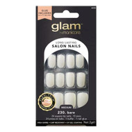 3 PACK OF Manicare Glam 230. Basic Square Medium Nails 2g