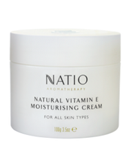 3 PACK OF Natio Natural Vitamin E Moisturising Cream 100g