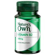 3 PACK OF Natures Own Vitamin B2 100mg Tablets 100