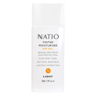 3 PACK OF Natio Tinted Moisturiser Spf 50+ 50ml Light