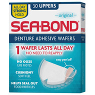 3 PACK OF Sea Bond Denture Adhesive Wafers Original Upper 30 Pack