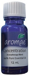 3 PACK OF Aromae Concentration Essential Blend 12Ml