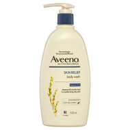 3 PACK OF Aveeno Skin Relief Body Wash Fragrance Free 100ml