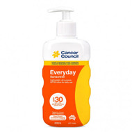 3 PACK OF Cancer Council Everyday Sunscreen Pump SPF 30+ 200ml