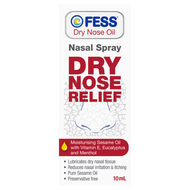 3 PACK OF Fess Dry Nose Oil Spray 10ml
