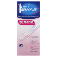 3 PACK OF First Response Instream Pregnancy Test 3 Test