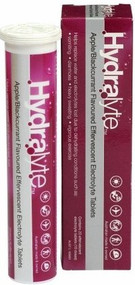 3 PACK OF Hydralyte Effervescent Apple And Blackcurrant Tablets 20