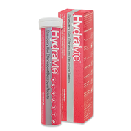 3 PACK OF Hydralyte Effervescent Electrolyte Tablets Strawberry Kiwi 20 Tablets