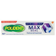 3 PACK OF Polident Max Seal Denture Adhesive 40g