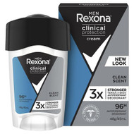 3 PACK OF Rexona Antiperspirant Clinical Men Clean Scent 45ml
