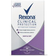 3 PACK OF Rexona Anti-perspirant Clinical Protection Gentle Dry 45ml