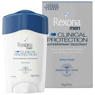 3 PACK OF Rexona Men Clinical Protection Active Fresh Roll-On 45ml