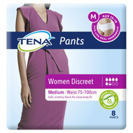 3 PACK OF Tena Pants Women Discreet Medium 8 Pack