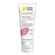 3 PACK OF Cancer Council Face Daywear Moisturiser For Face & Body SPF 50+ Invisible 150ml