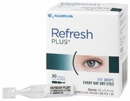 3 PACK OF Refresh Plus Eye Drops 0.4Ml 30