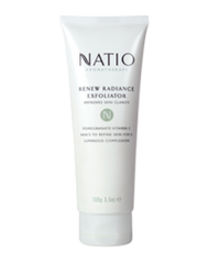 3 PACK OF Natio Renew Radiance Exfoliator 100g