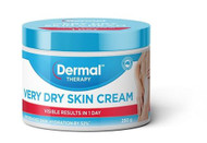 3 PACK OF Dermal Therapy Very Dry Skin Cream Tub 250g