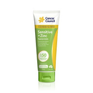 3 PACK OF Cancer Council Sensitive + Zinc SPF50 75ml