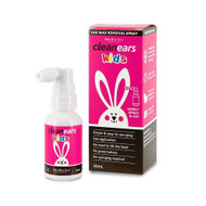 3 PACK OF Clean Ears Kids Ear Wax Removal Spray 30ml