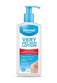3 PACK OF Dermal Therapy Very Dry Skin Lotion 500ml