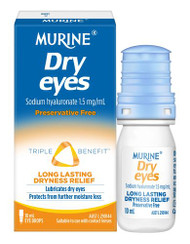 3 PACK OF Murine Dry Eyes 10ml