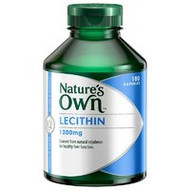 3 PACK OF Natures Own Lecithin 1200mg Capsules 100