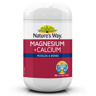 3 PACK OF Nature's Way Magnesium +  Calcium 90 Tablets