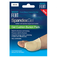 3 PACK OF Neat Feat Spandex Gel Cushion Bunion Pads Medium
