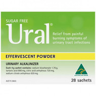 3 PACK OF Ural Effervescent Powder Original 4g 28 Packs