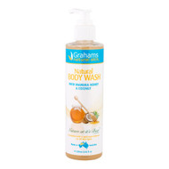 3 PACK OF Grahams Natural Body Wash 250Ml