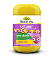 3 PACK OF Natures Way Kids Smart Multi Vitamin Gummies Pastilles 120