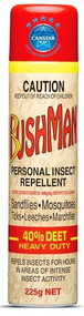 3 PACK OF Bushman Heavy Duty Insect Repellent Aerosol 225G