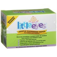 3 PACK OF Little Eyes Cleansing Wipes 30