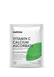 3 PACK OF Melrose Vitamin C + Calcium Ascorbate 125g