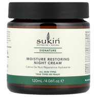 <img alt="Sukin, Moisture Restoring Night Cream, All Skin Types, 4.06 fl oz (120 ml)" title="Sukin, Moisture Restoring Night Cream, All Skin Types, 4.06 fl oz (120 ml),9327693000508"