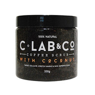 3 PACK OF CLAB & CO Coconut Scrub 330g Tub