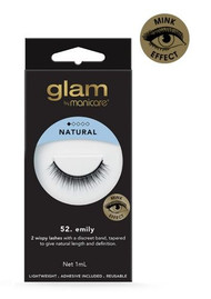 3 PACK OF Manicare Glam Lash Emily  (Mink)