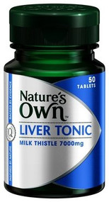 3 PACK OF Natures Own Liver Tonic Milk Thistle Tablets 50