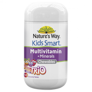 3 PACK OF Natures Way Kids Smart Multivitamin + Minerals 50 Tablets