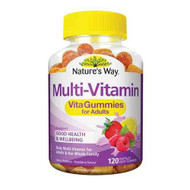 3 PACK OF Natures Way VitaGummies for Adults Multi-Vitamin 120 Pastilles