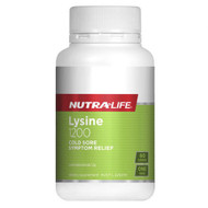 3 PACK OF Nutra Life Lysine 1200 60 Tablets