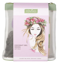 3 PACK OF Revive Moisturising Gel Socks With Coconut Oil Set 1 Pair