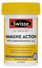 3 PACK OF Swisse Ultiboost Immune Action Tablets 60 Tablets