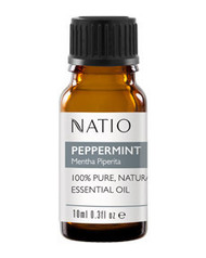 3 PACK OF Natio Happiness Pure Essential Oil Peppermint 10ml