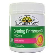 3 PACK OF Natures Way Evening Primrose Oil 1000Mg Capsules 200
