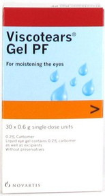 3 PACK OF Viscotears Pf Eye Gel 0.2%-0.6Ml 30 Pack